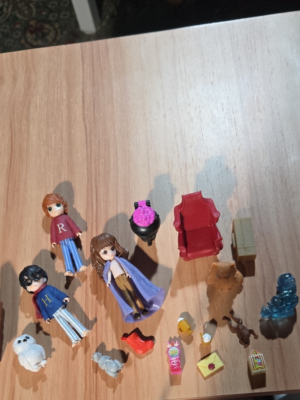 Kids HARRY POTTER Doll Playset with Accessories - Purple and Red